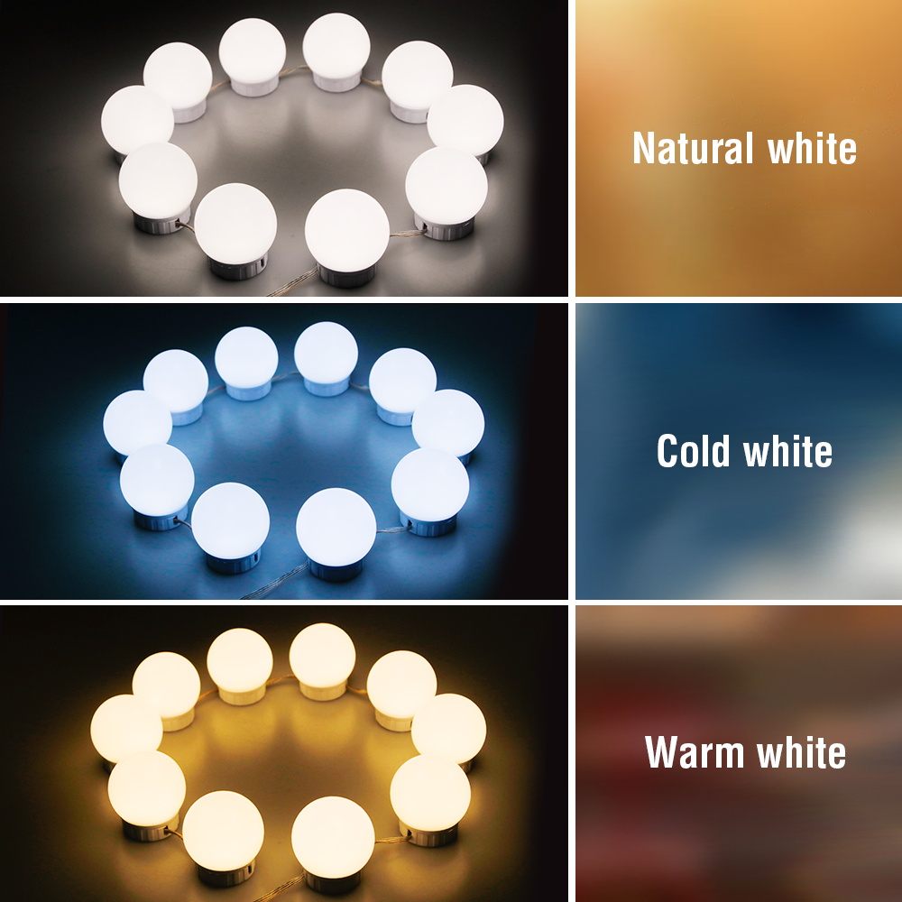 Lampu Cermin Rias LED USB, Lam - Home Bathroom Vanity ulasan dan harga