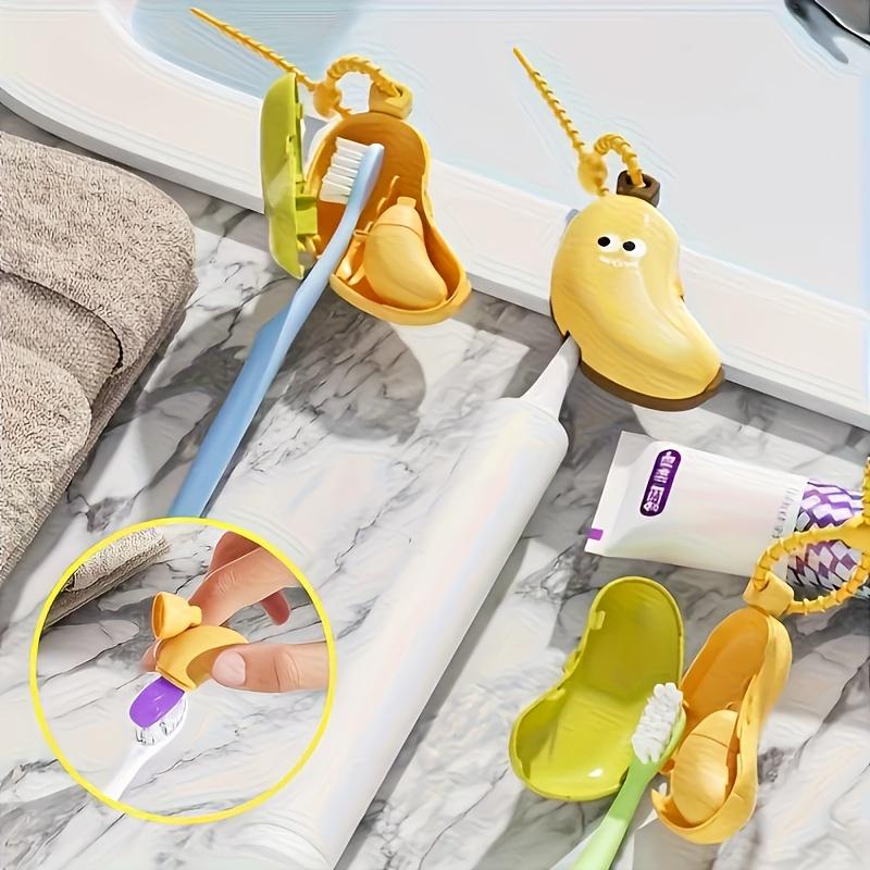 Tempat Sikat Gigi Bentuk Pisan - Home Essentials Bathroom Organizer ulasan dan harga