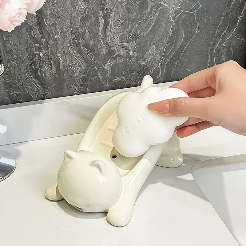 Tempat Sabun Kucing Lucu, Wada - Home Bathroom Gadgets ulasan dan harga