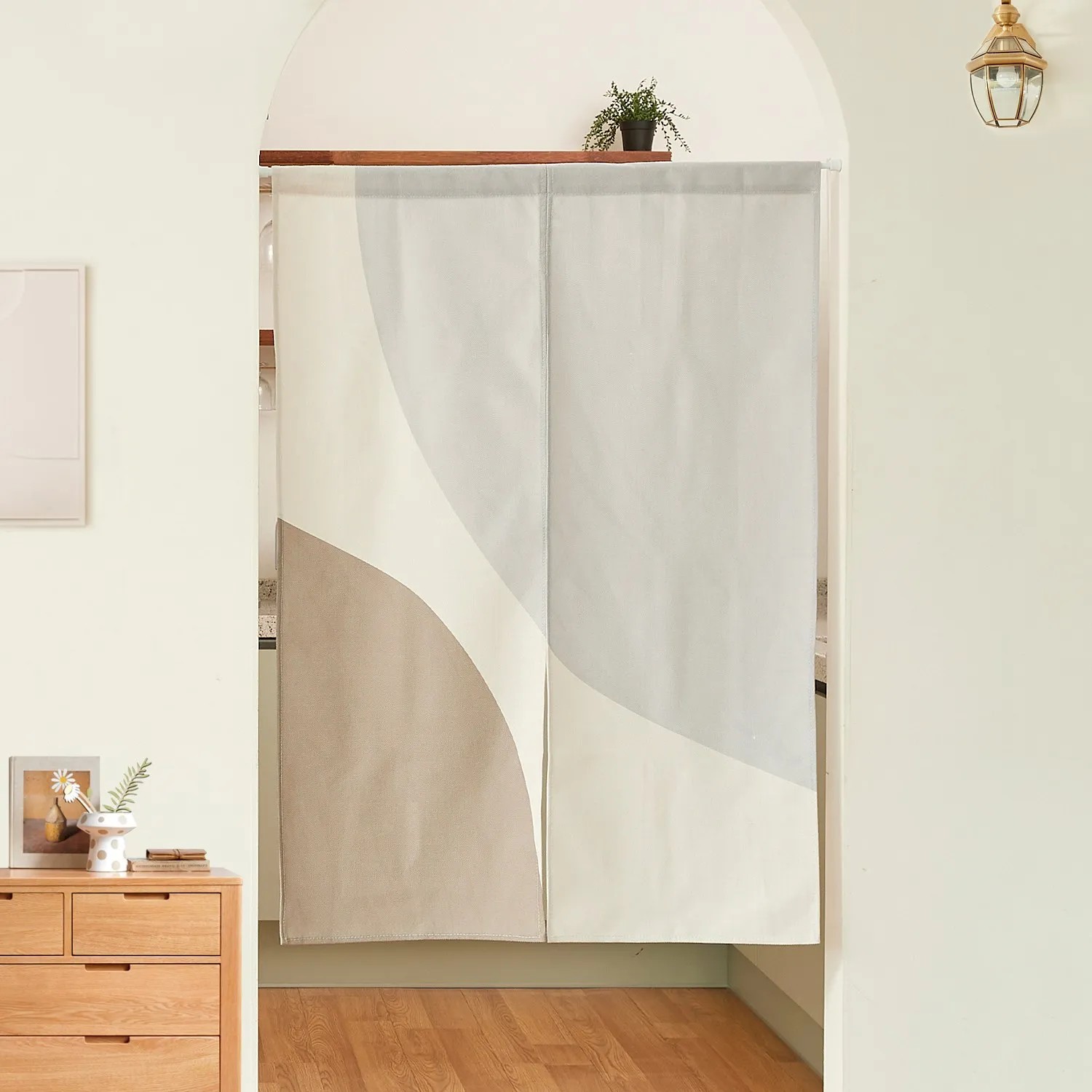 VIKAMA Tirai Setengah Pintu De - Home Bathroom Partition ulasan dan harga